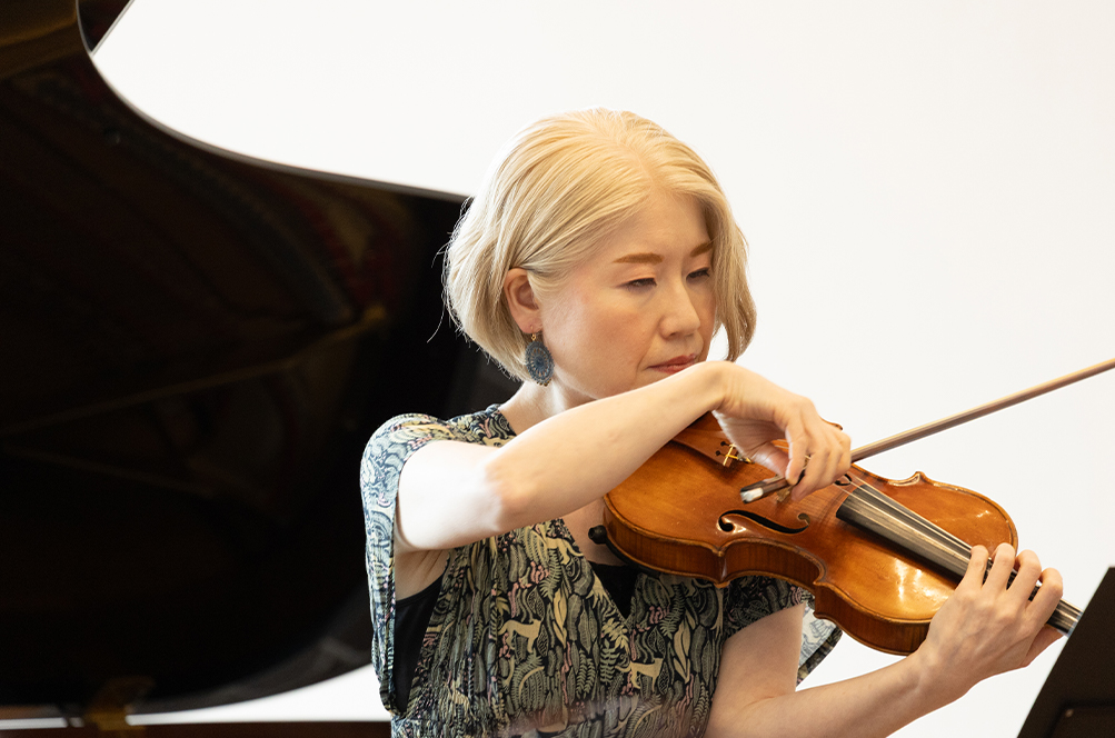バイオリニスト廣川抄子